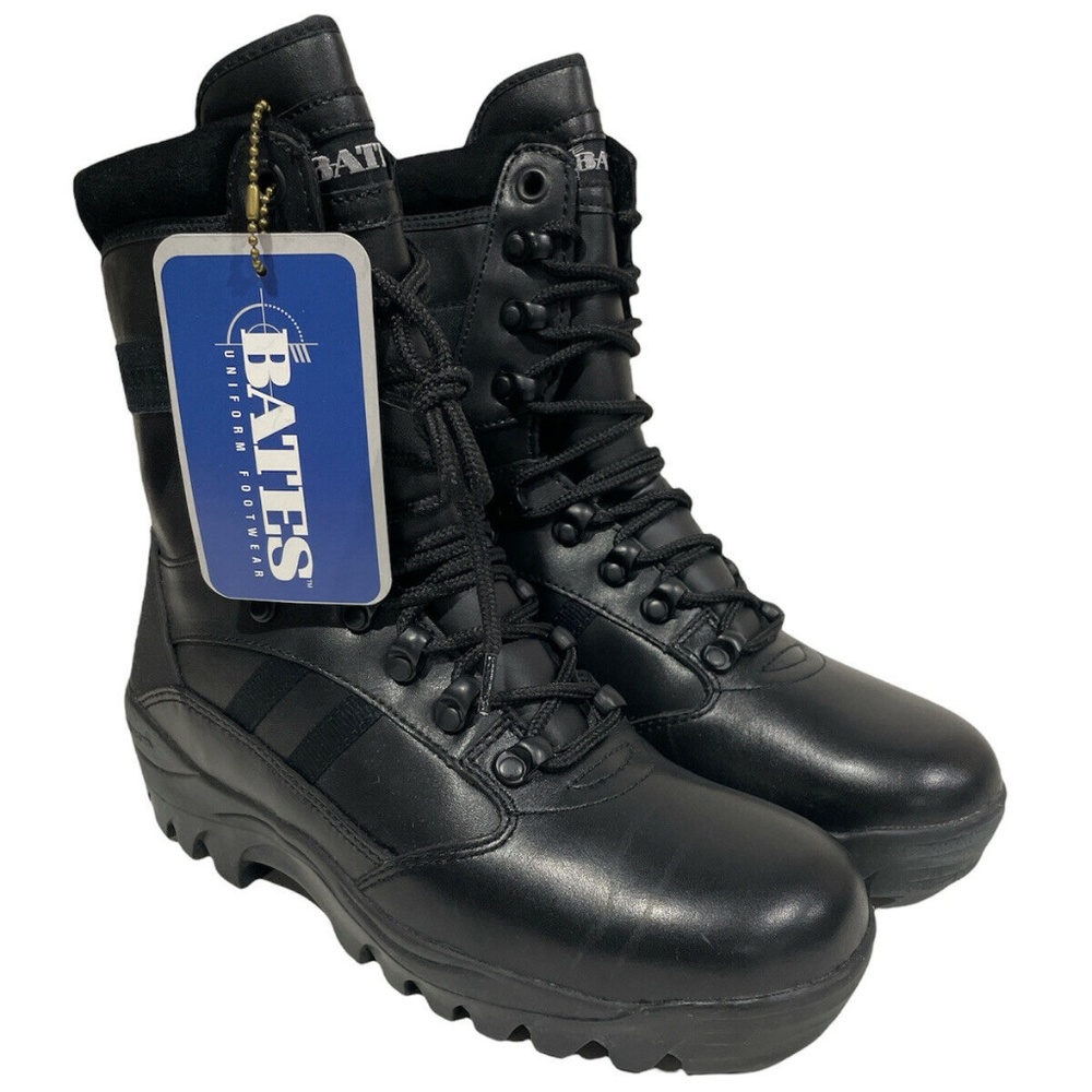 BATES Uniform Footwear 02102 ENFORCER SERIES 8" Black Boot Mens 7.5W